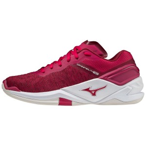 Pink Women Mizuno Wave Stealth Neo Handball Shoes | 7401-APNDJ