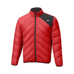 Red Men Mizuno Breath Thermo Move Down Jackets | 5479-WRUPX