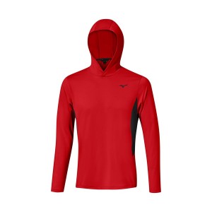 Red Men Mizuno G-Style Hoodie | 1534-AITEW