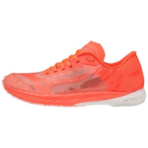 Red Women Mizuno Wave Duel 3 Running Shoes | 5184-IMTBS