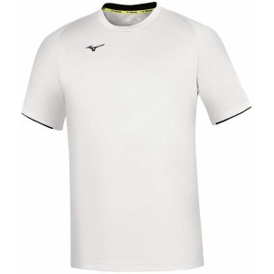 White Men Mizuno Core Ss T Shirts | 5120-FRVBH