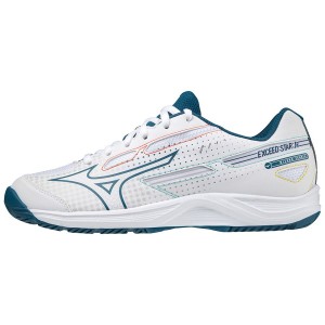 White Men Mizuno Exceed Star Jr. Ac Training Shoes | 8246-MHVBI