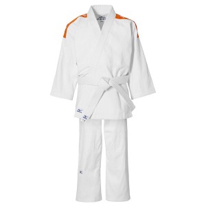 White Men Mizuno Kodomo Plus Belt Set Judogis | 0312-JMEUG