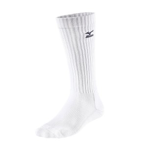 White Men Mizuno Vb Long Socks | 3549-NLMPG