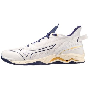 White Men Mizuno Wave Mirage 5 Handball Shoes | 3467-RIPFH