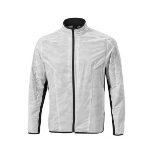 White Men Mizuno Winter Stretch Full Zip Jackets | 0625-HUSPI