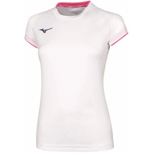 White Women Mizuno Core Ss T Shirts | 5279-MXNLD