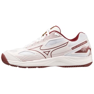 White Women Mizuno Cyclone Speed 4 Volleyball Shoes | 8931-JHXYC