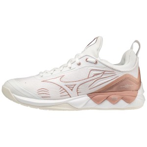 White Women Mizuno Wave Luminous 2 Volleyball Shoes | 0817-NXTKW