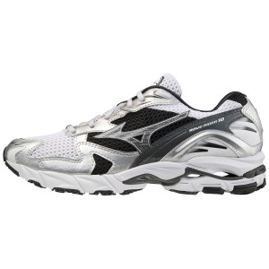 White Women Mizuno Wave Rider 10 Sneakers | 1028-CDFIL