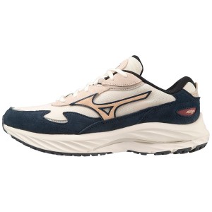 White Women Mizuno Wave Rider Sneakers | 7823-DYLJH