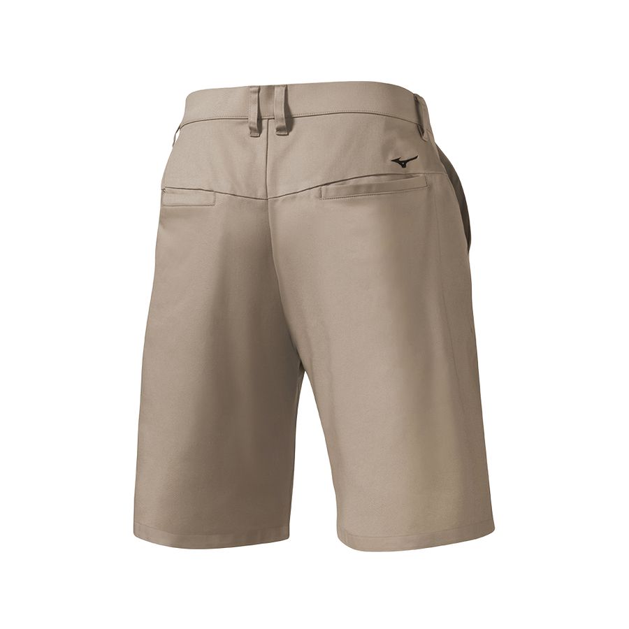 Beige Men Mizuno Miz Stroller Shorts | 0514-YUVFE