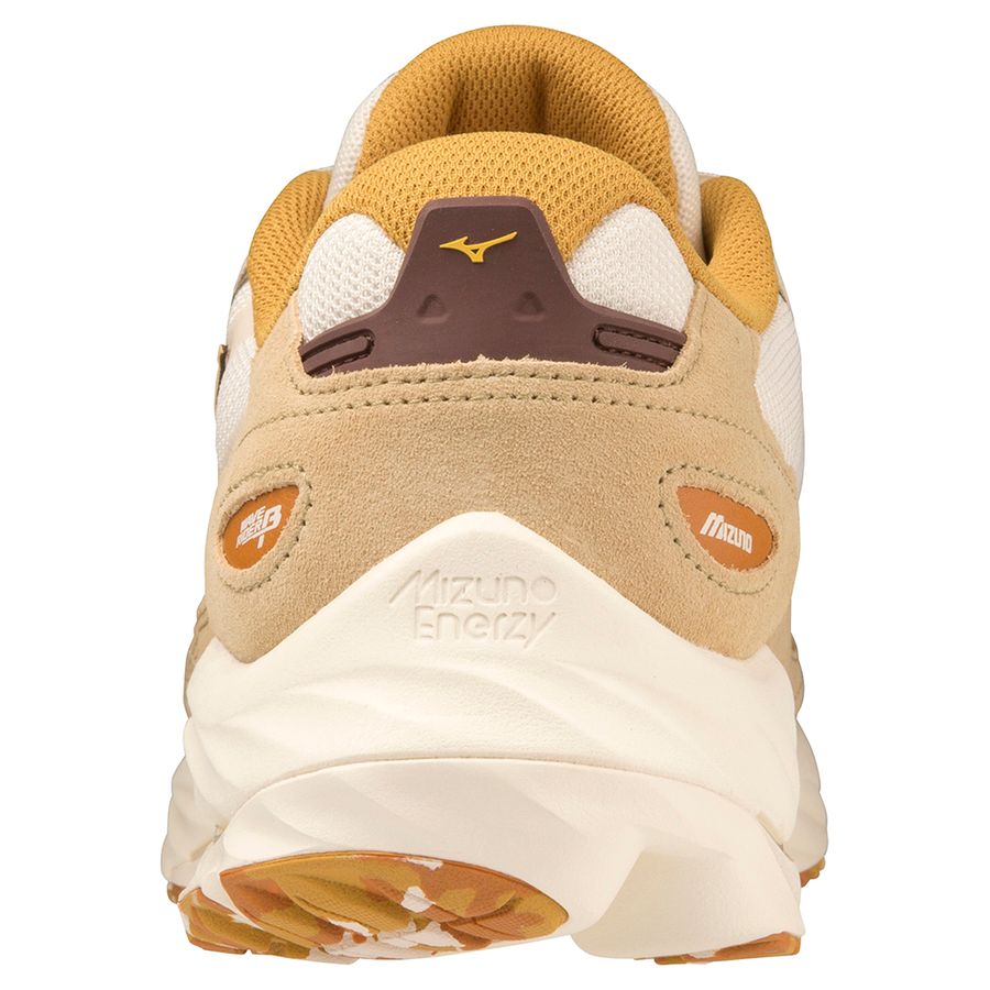 Beige Men Mizuno Wave Rider Sneakers | 9630-AMIBQ