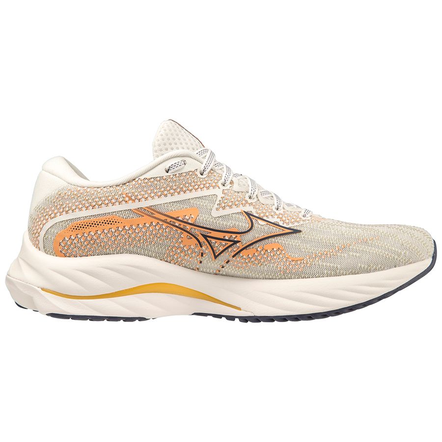 Beige Women Mizuno Wave Rider 27 Running Shoes | 1062-ZDQVP