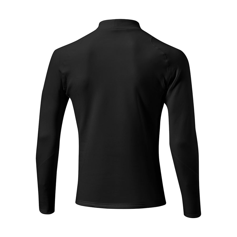 Black Men Mizuno Breath Thermo Biogear Base Layer Tops | 4196-ACQEI