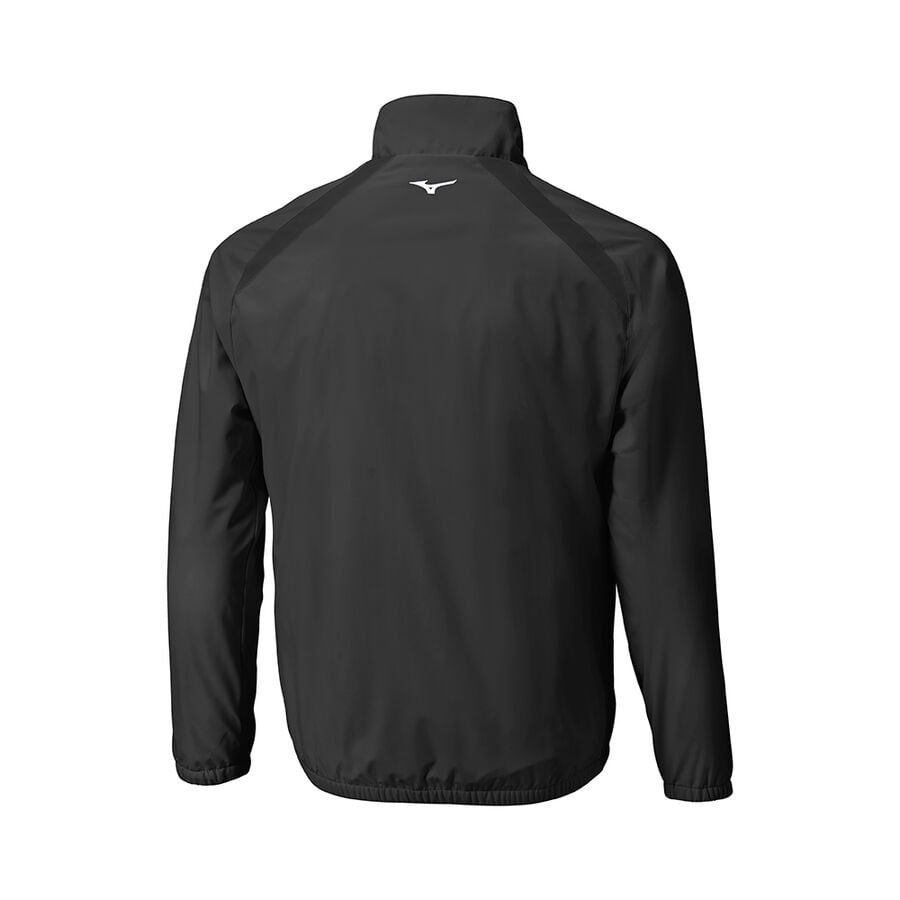 Black Men Mizuno Breath Thermo Move Tech Jackets | 2904-XMDPA