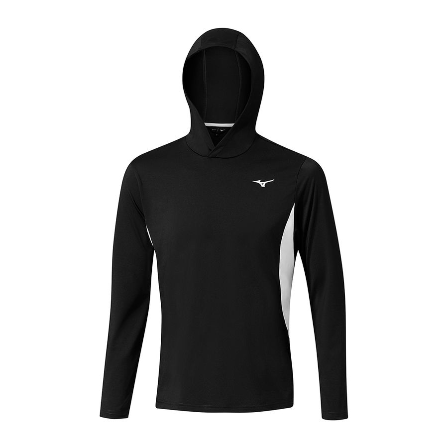 Black Men Mizuno G-Style Hoodie | 6549-RJKXQ