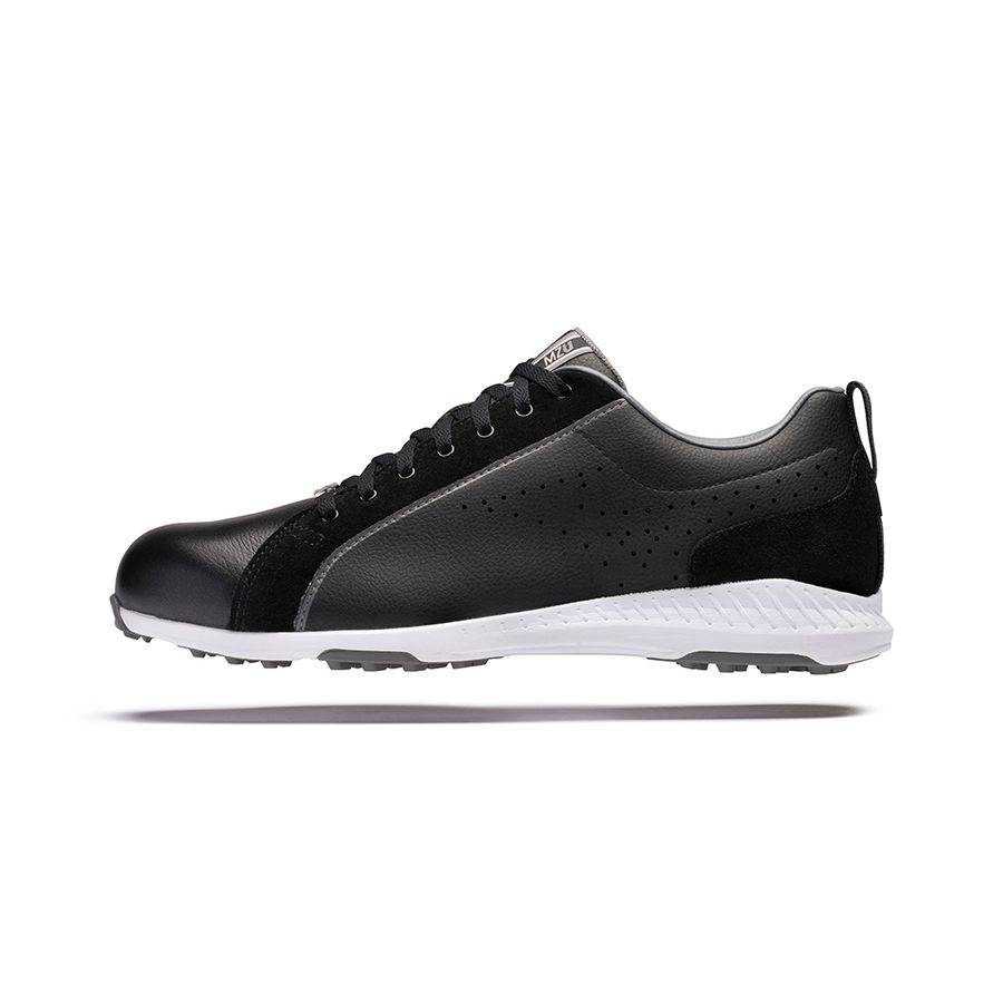 Black Men Mizuno Mzule Golf Shoes | 2107-NLIGE