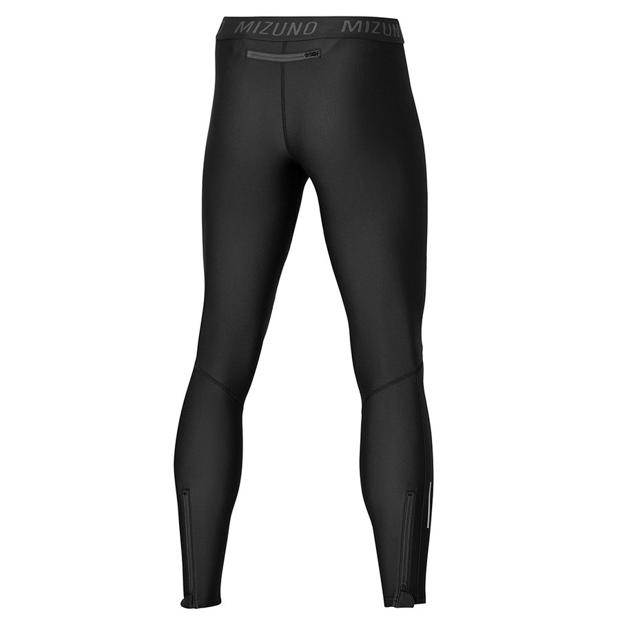 Black Men Mizuno Premium Tight Joggers | 2496-SWAGD