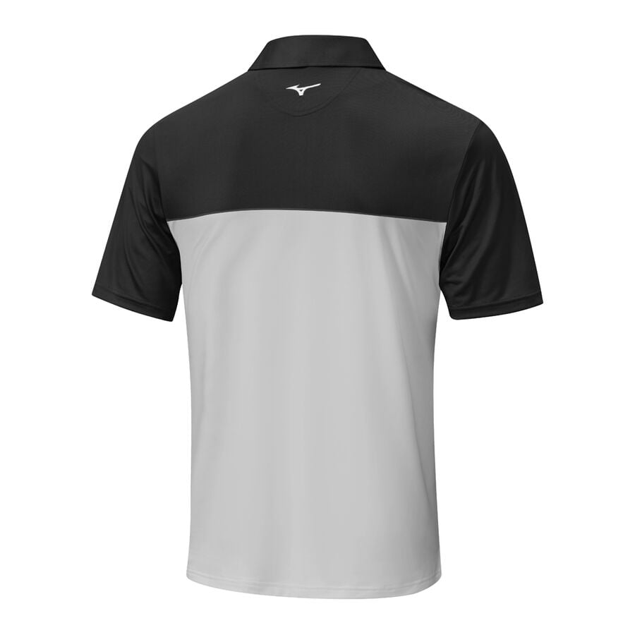 Black Men Mizuno Quick Dry Horizon Polo Shirts | 9485-XGJVD