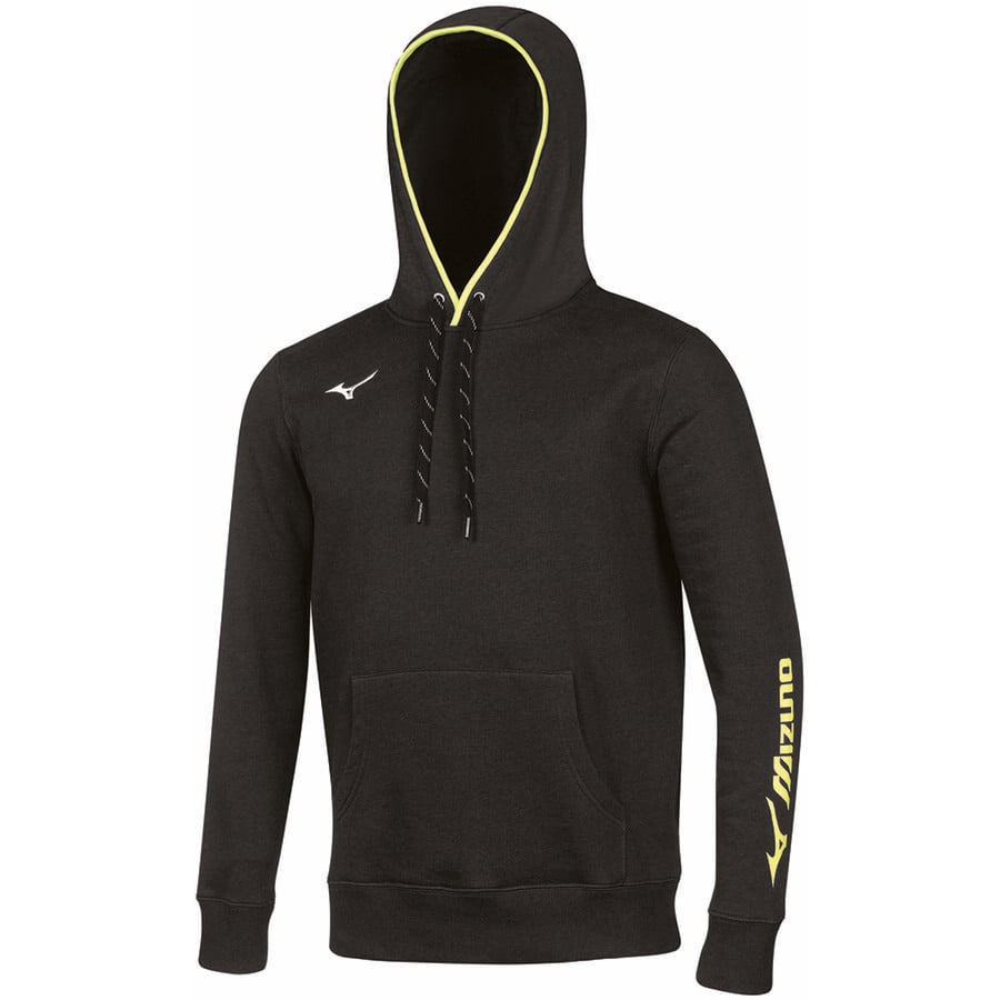 Black Men Mizuno Sweat Hoodie | 3297-ULEFB