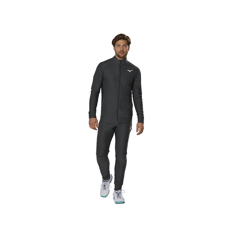 Black Men Mizuno Training Jackets | 1498-LBIWX