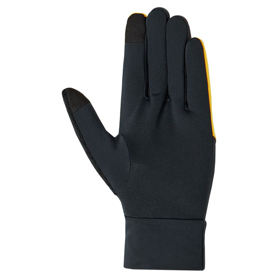 Black Men Mizuno Warmalite Gloves | 3276-JSMIL