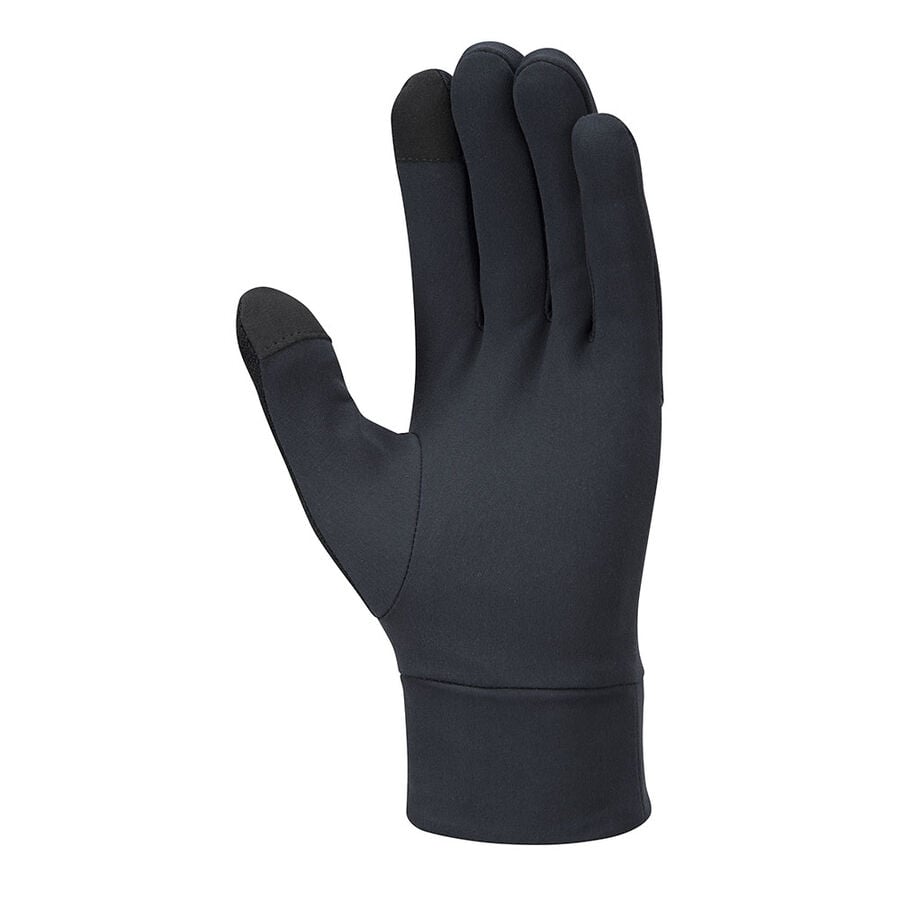 Black Men Mizuno Warmalite Gloves | 7064-ZGHDL