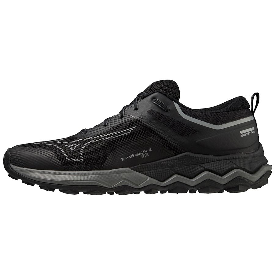 Black Men Mizuno Wave Ibuki 4 Gtx Trail Running Shoes | 4529-GZVRX