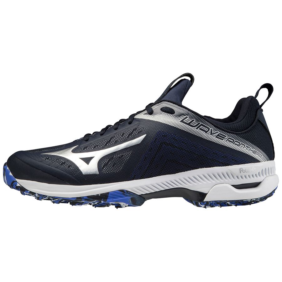 Black Men Mizuno Wave Panthera Hockey Shoes | 8392-YDNIH