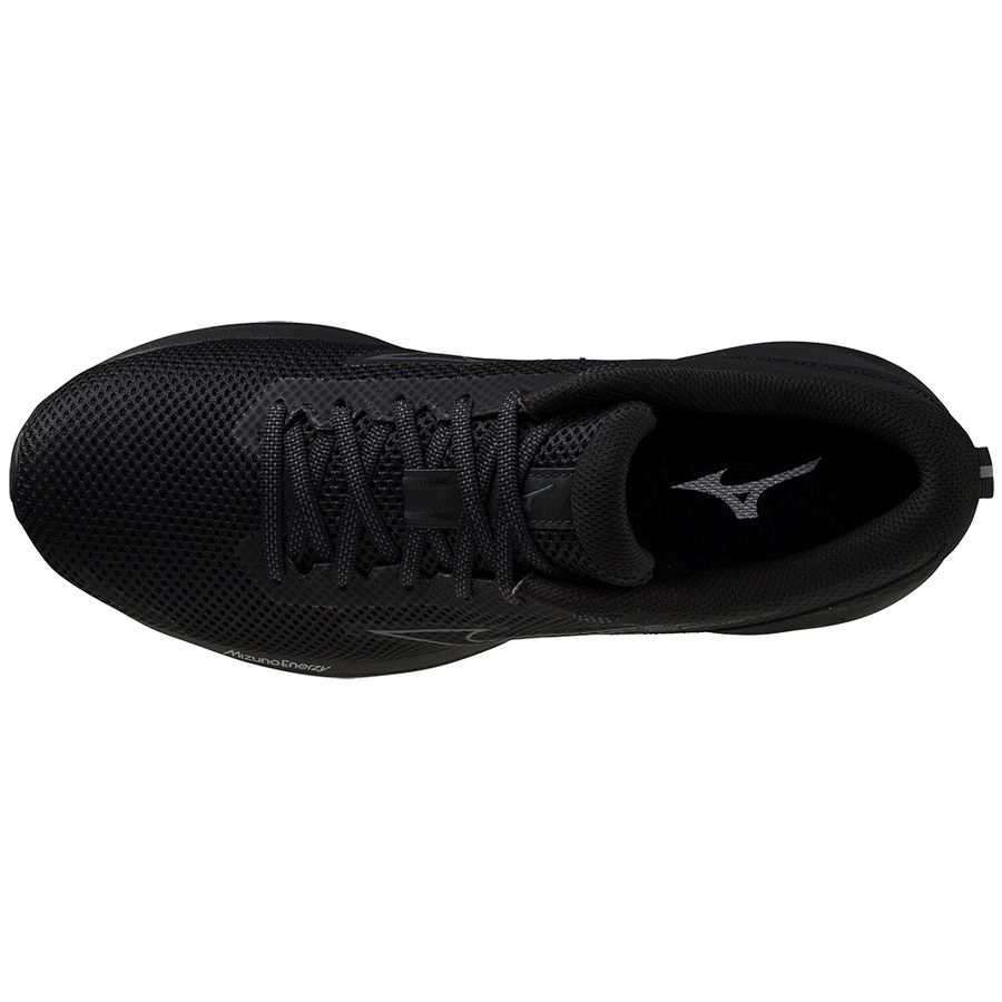 Black Men Mizuno Wave Revolt 3 Running Shoes | 3087-ITBPD