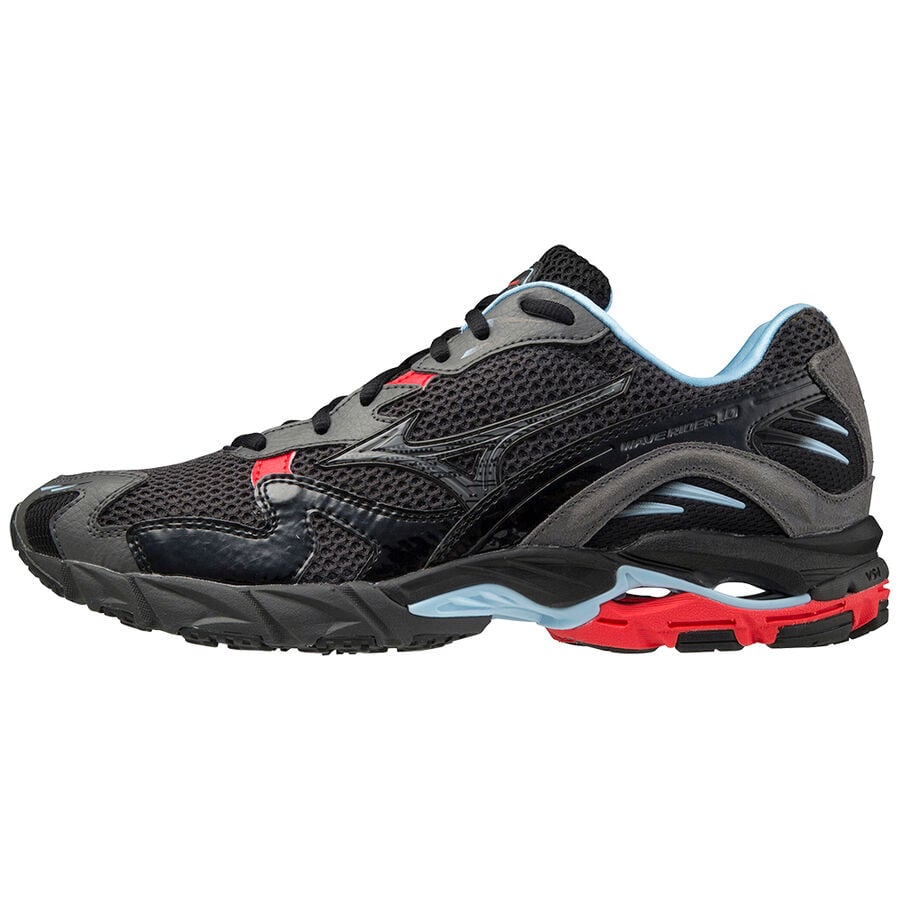 Black Men Mizuno Wave Rider 10 Sneakers | 9712-UYSTC