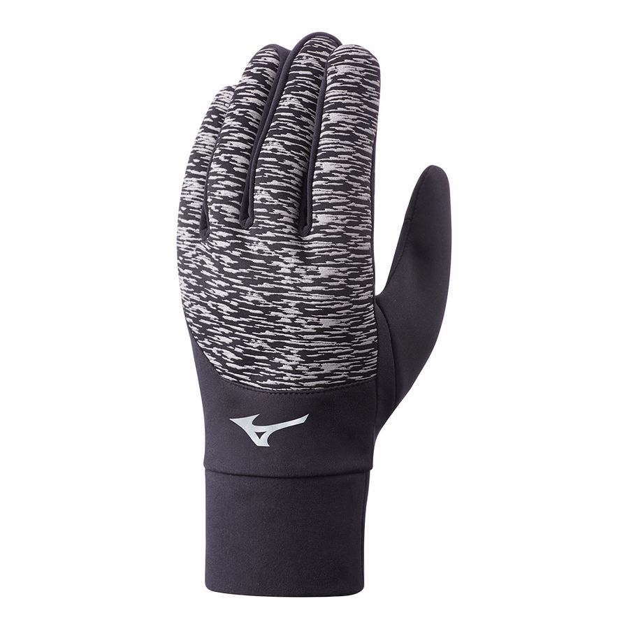 Black Men Mizuno Windproof Gloves | 1384-WFNTD