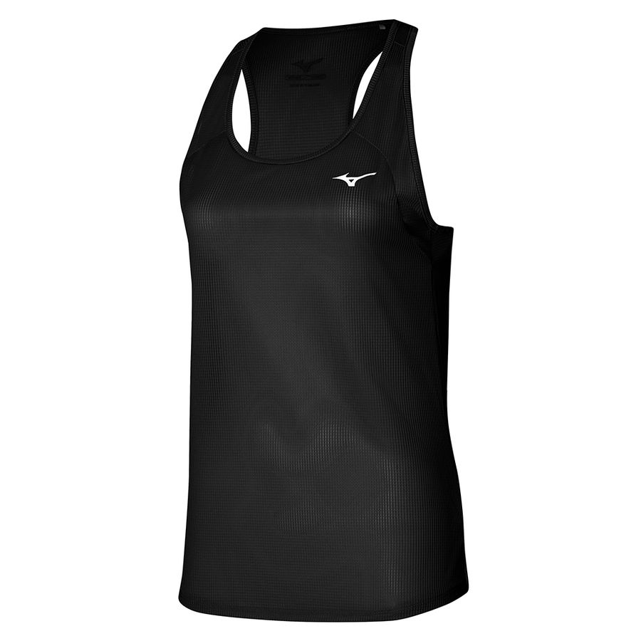 Black Women Mizuno Dryaeroflow Tanks | 9458-AWJUS