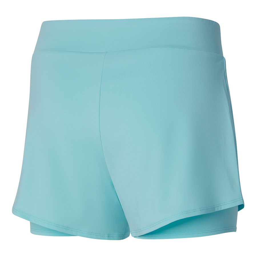 Black Women Mizuno Flex Shorts | 4985-SJLDM