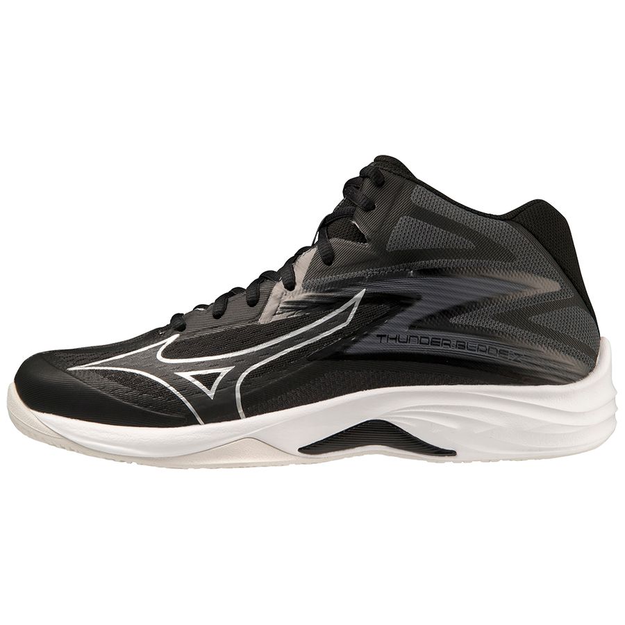 Black Women Mizuno Thunder Blade Z Mid Volleyball Shoes | 6984-KRSYM