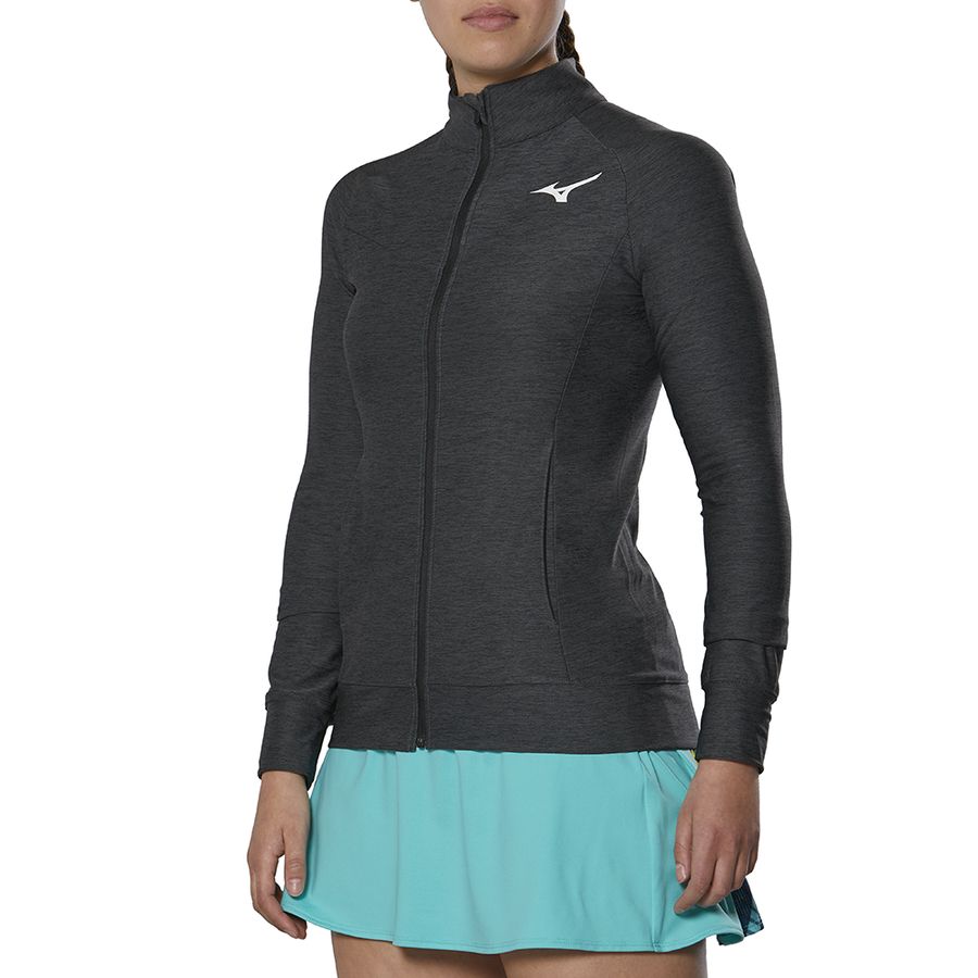 Black Women Mizuno Training Jackets | 0751-EMNGP