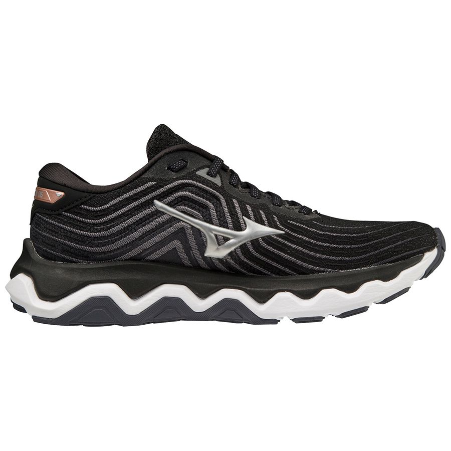 Black Women Mizuno Wave Horizon 6 Running Shoes | 9320-QYRDP