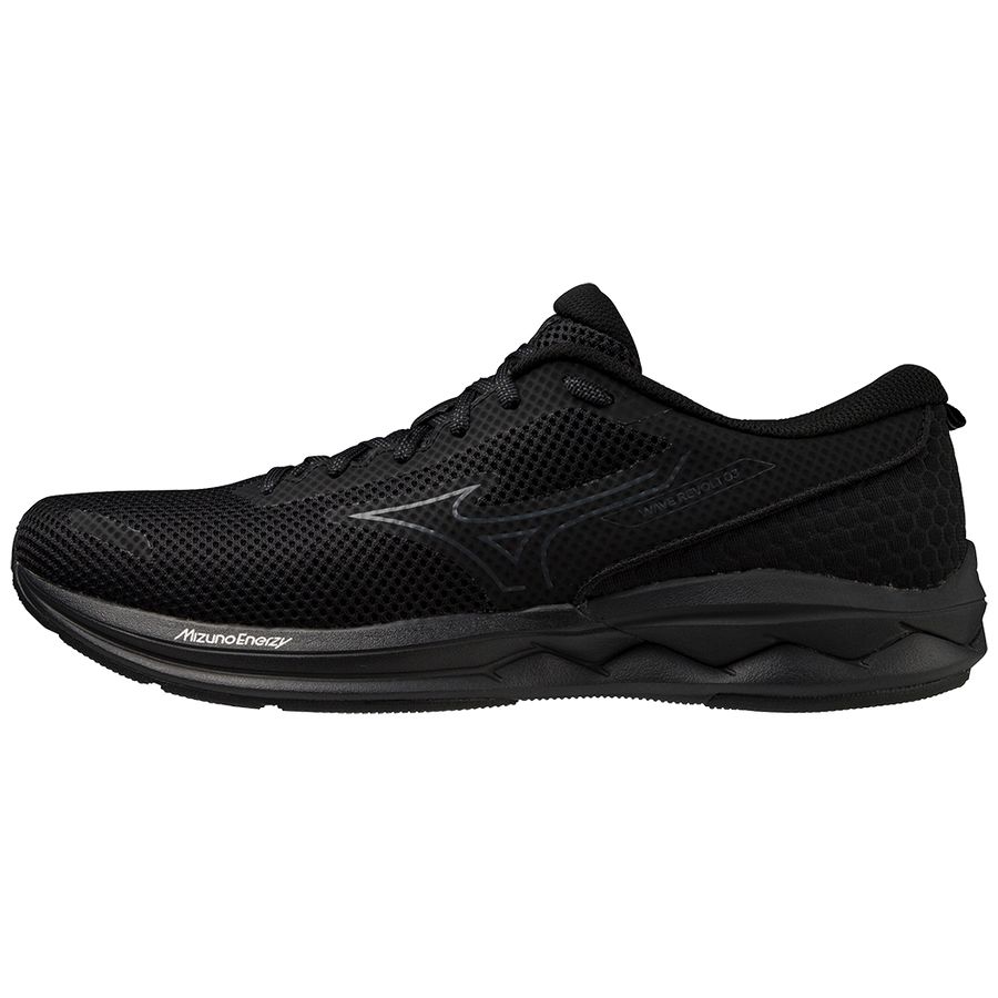 Black Women Mizuno Wave Revolt 3 Running Shoes | 9753-QFUES