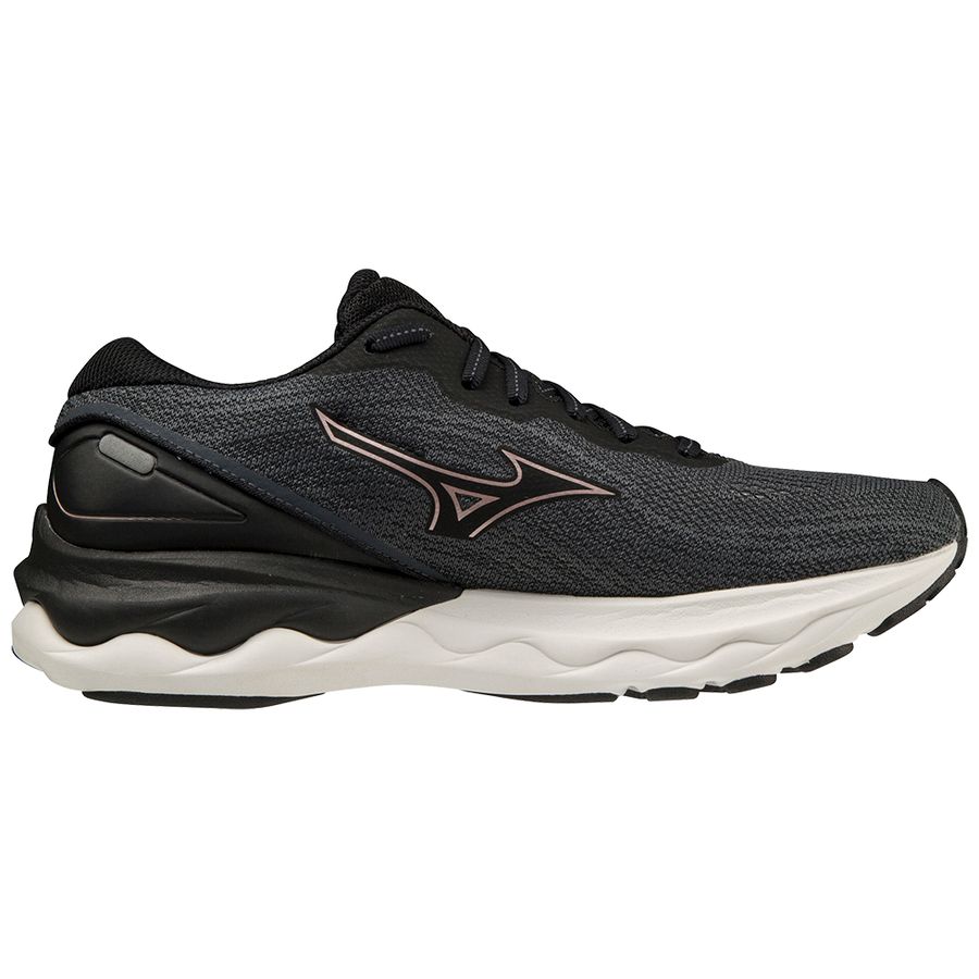 Black Women Mizuno Wave Skyrise 3 Running Shoes | 3927-IOJTV