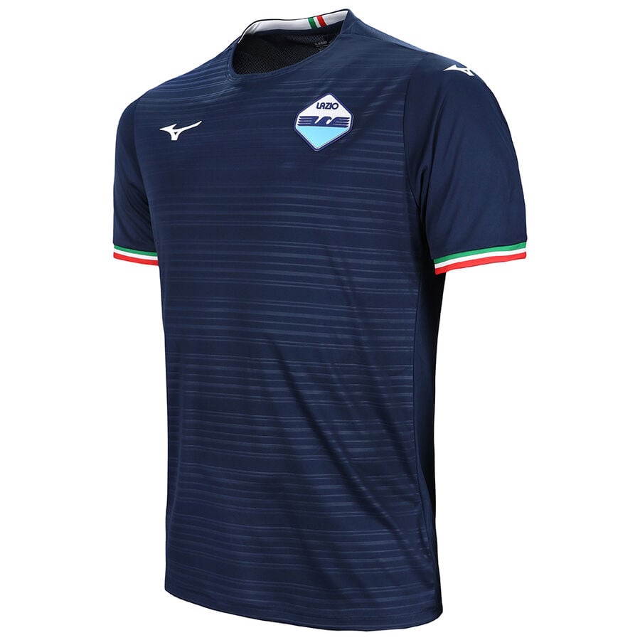 Blue Men Mizuno Away Ss Jersey Lazio Tops | 2879-BGEVA