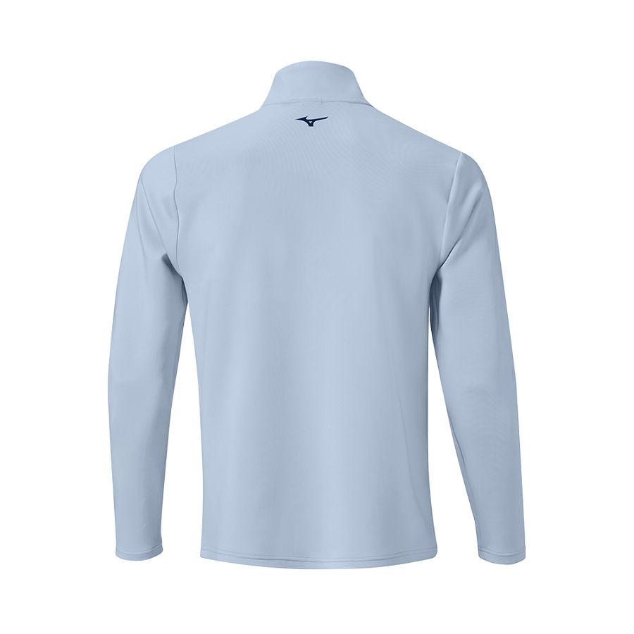 Blue Men Mizuno Brze Tstripe 1/4 Zip Tops | 7920-TCPRX