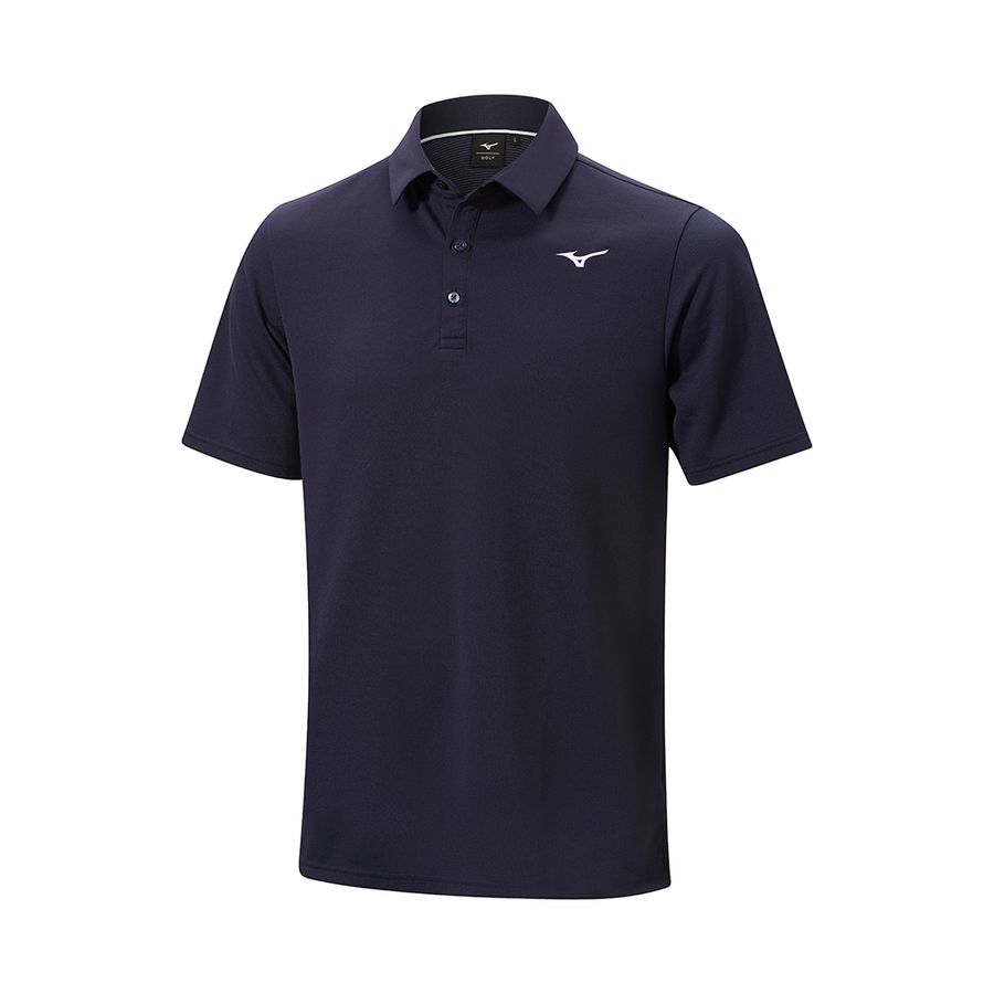 Blue Men Mizuno Bt Winter Polo Shirts | 6809-LGETW