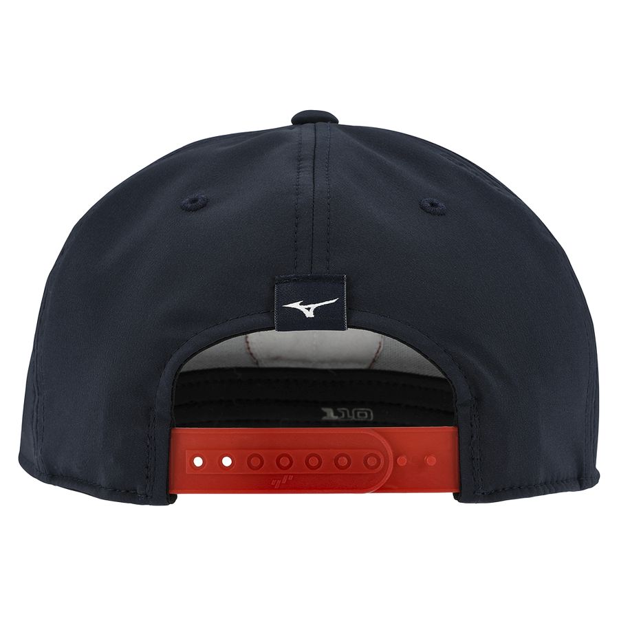 Blue Men Mizuno Crossed Clubs Snapbk Headwear | 5724-BNFCK