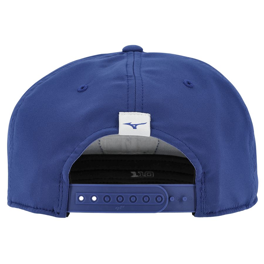 Blue Men Mizuno Crossed Clubs Snapbk Headwear | 8027-RPUSO