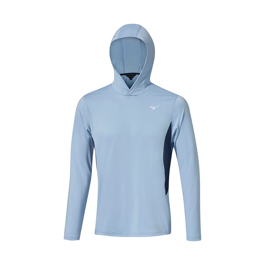 Blue Men Mizuno G-Style Hoodie | 2456-HKUAS