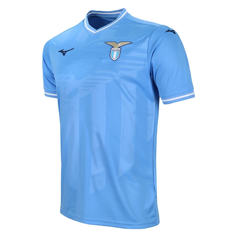 Blue Men Mizuno Home Ss Jersey Lazio Junior Tops | 2691-UGAJD