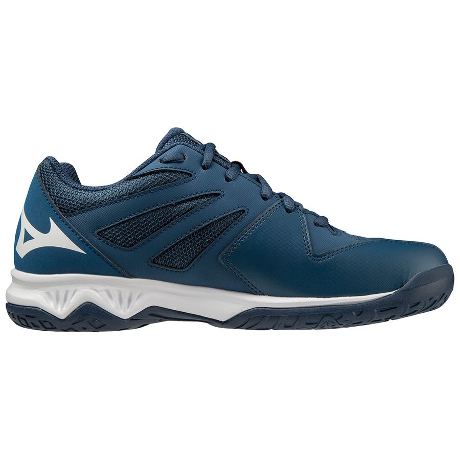 Blue Men Mizuno Lightning Star Z6 Jr Handball Shoes | 5276-KJLFV