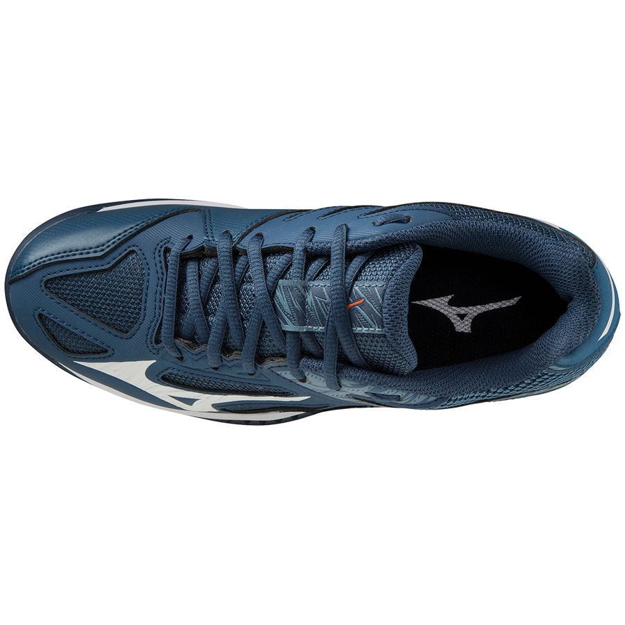 Blue Men Mizuno Lightning Star Z6 Jr Handball Shoes | 5276-KJLFV