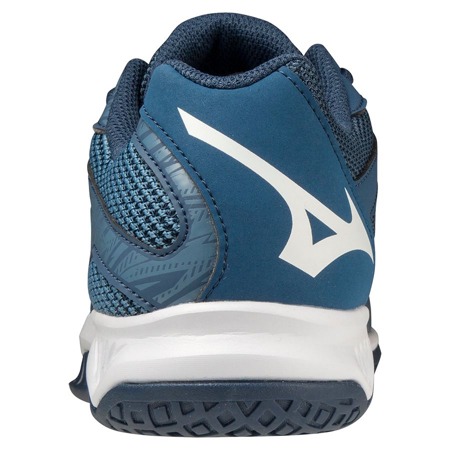 Blue Men Mizuno Lightning Star Z6 Jr Handball Shoes | 5276-KJLFV